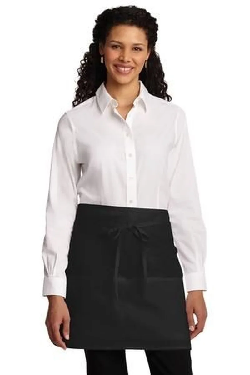 Port Authority® Easy Care Half Bistro Apron with Stain Release.