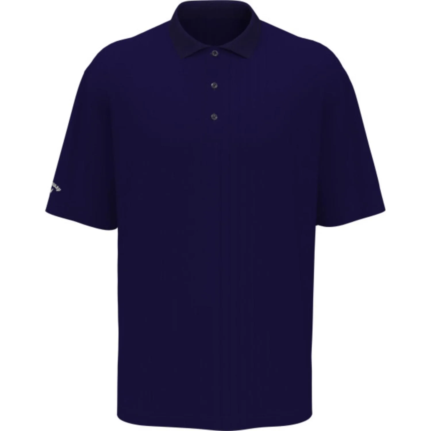 Callaway® Moisture Wicking UPF 50+ Solid Stretch Men's Polo Shirt with Custom Logo view 2