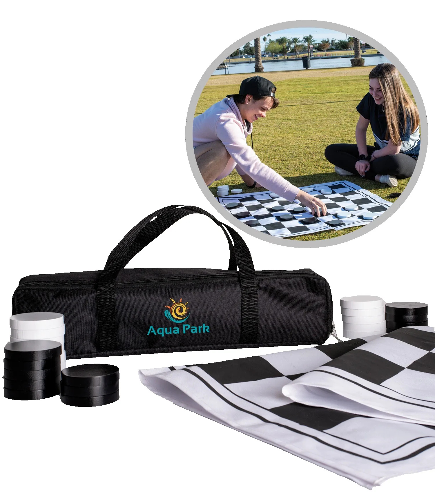 Giant Checkers Game