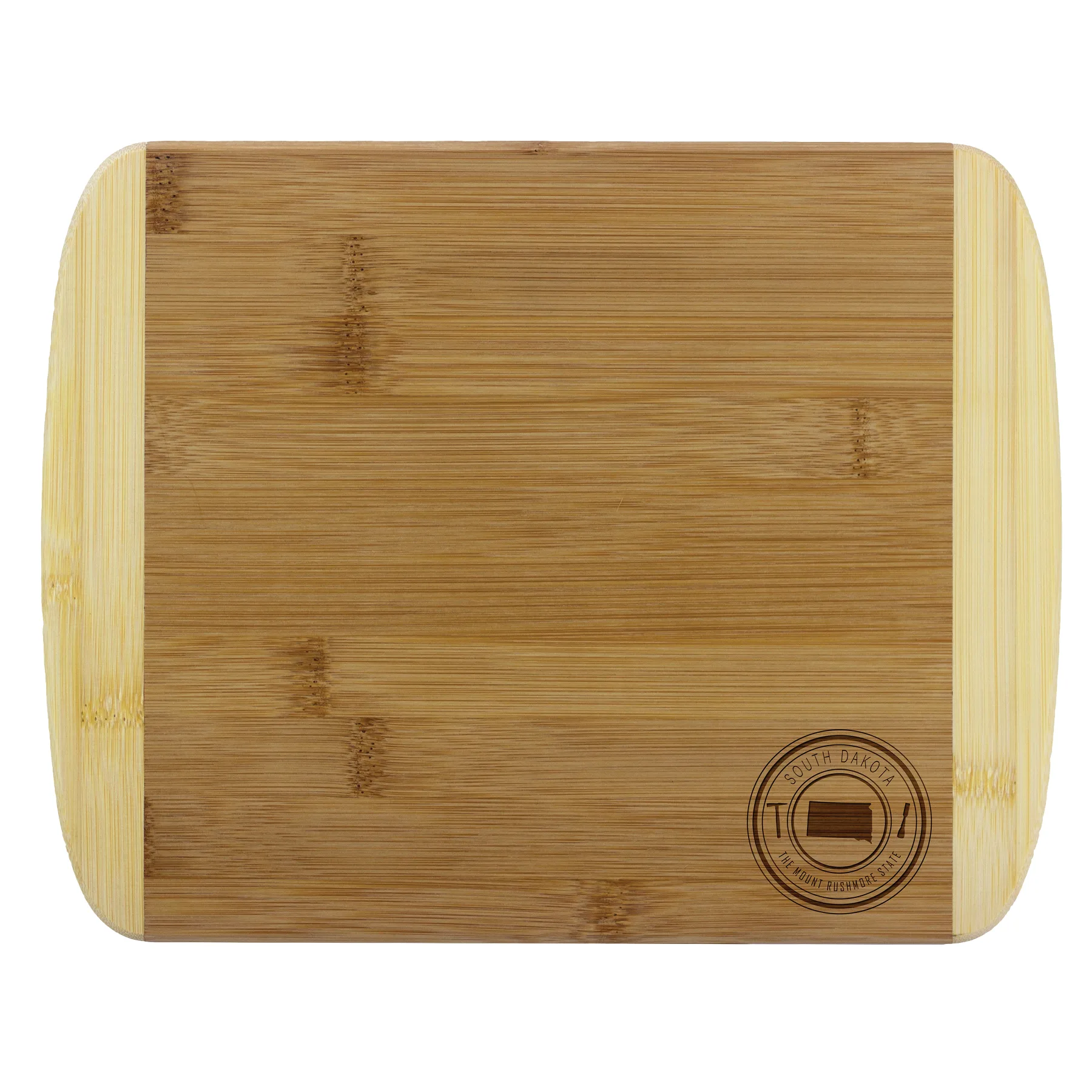 South Dakota State Stamp 2-Tone 11" Cutting Board