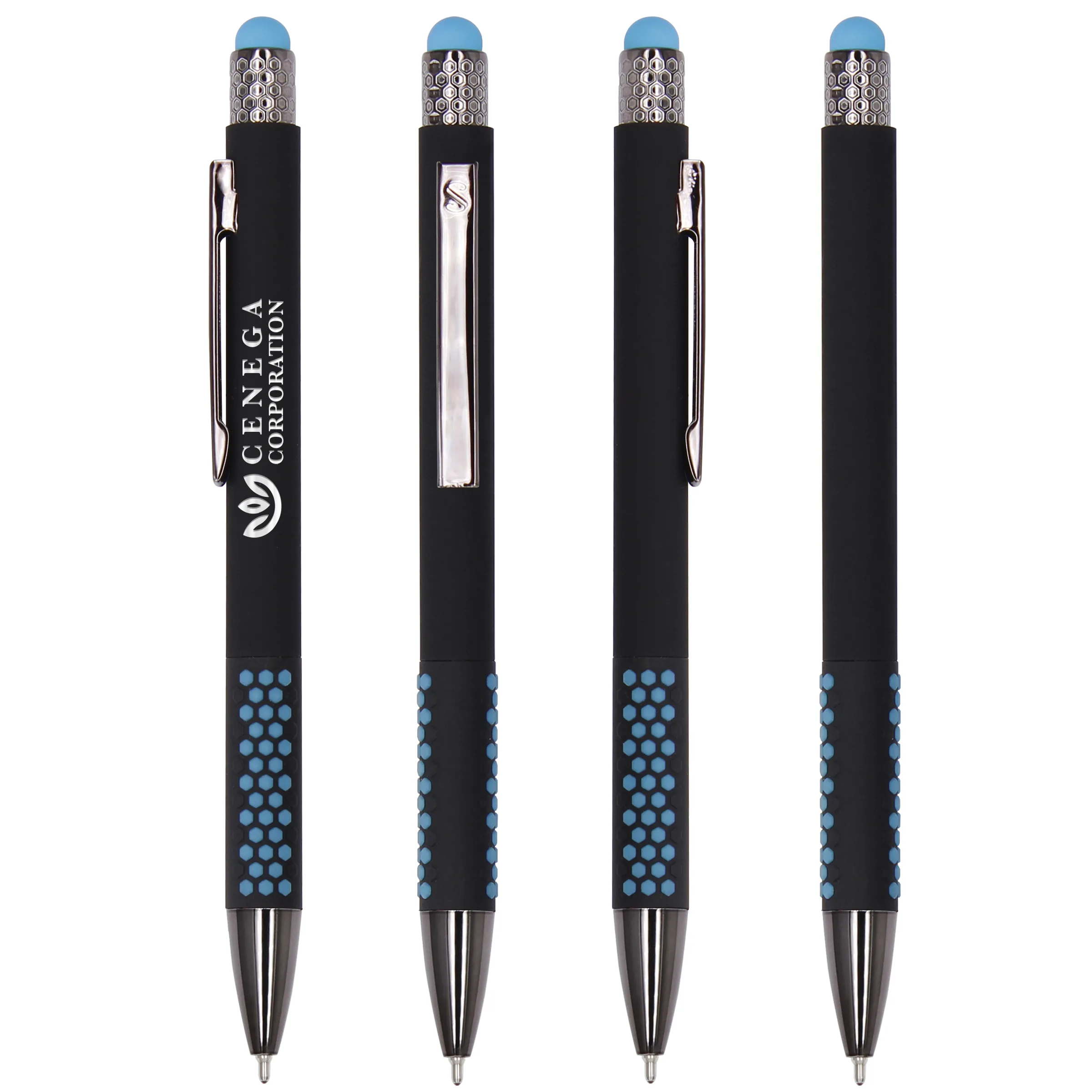 Honeycomb Stylus Gel Pen view 2
