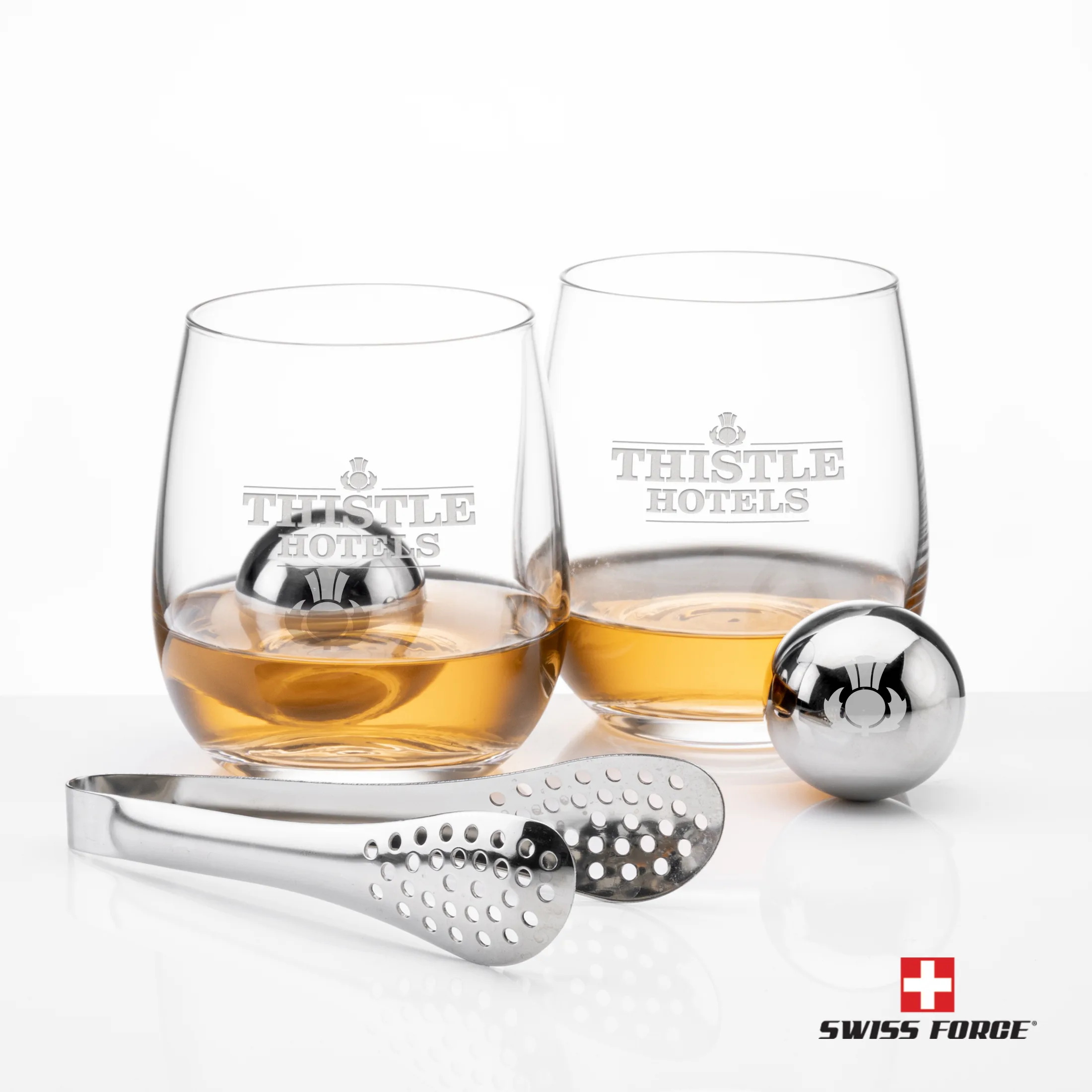 Whiskey Ball Set, Laser Engraving
