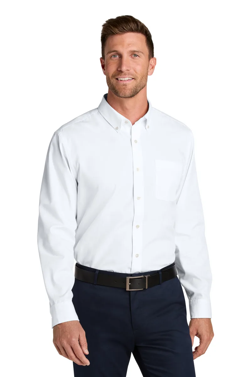 Port Authority® Long Sleeve Nailhead Easy Care Shirt view 5