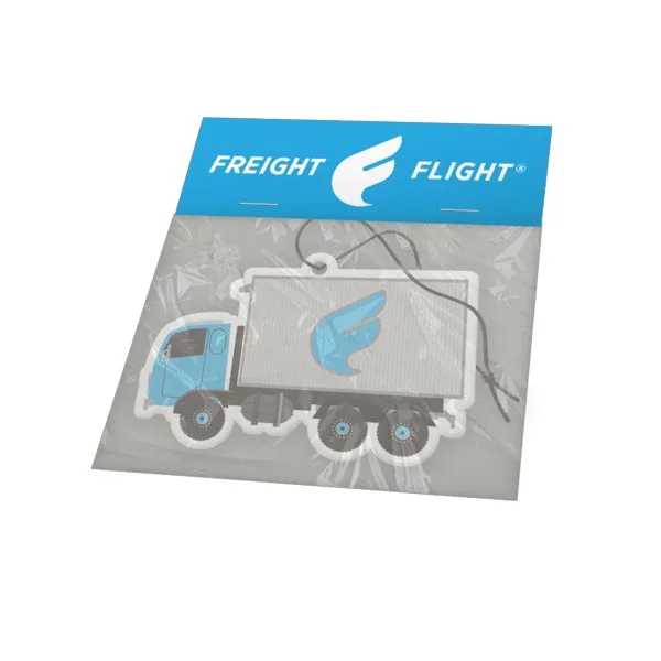 IMPORT 3" x 3" Custom Shaped Air Freshener with Header Card
