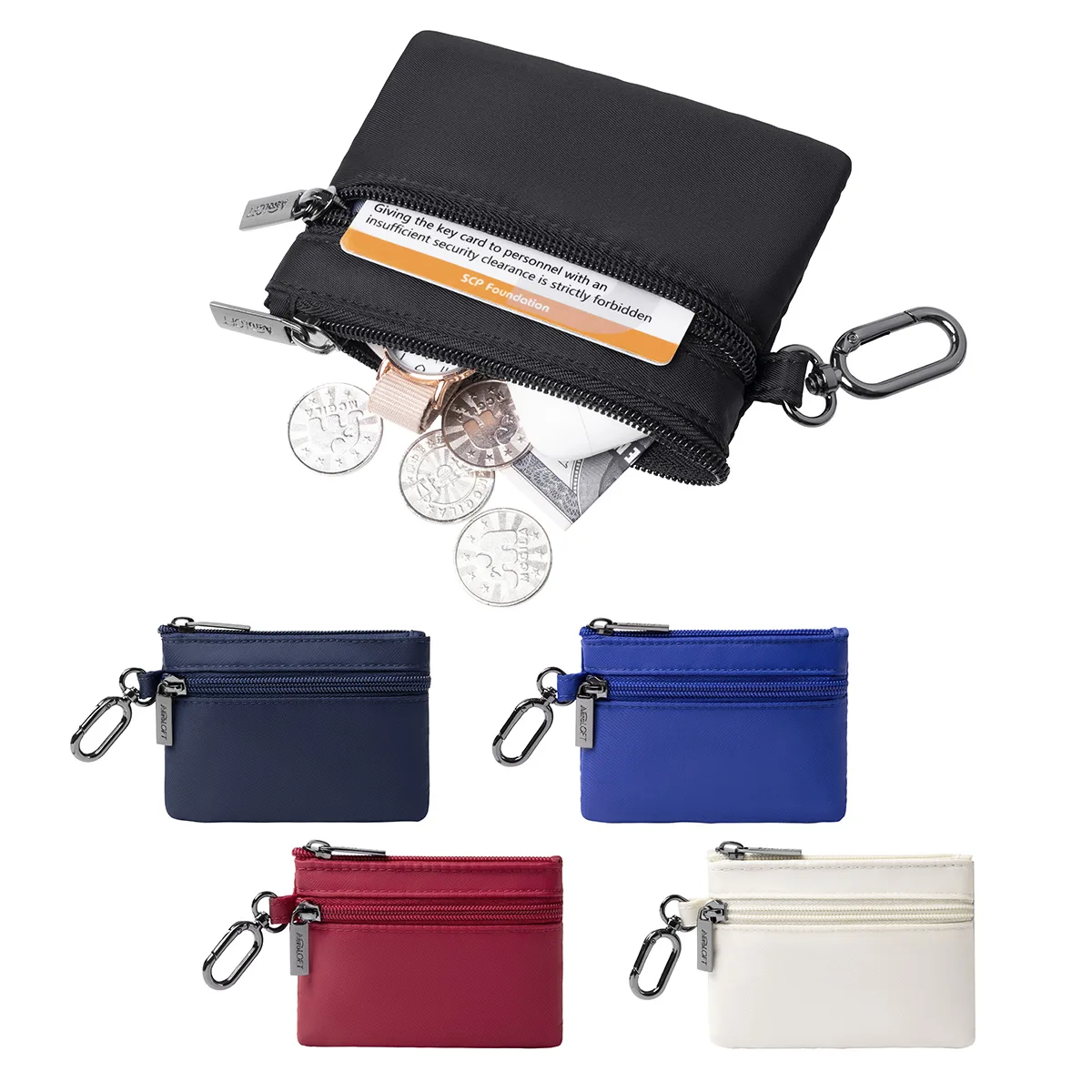 AeroLOFT® Carabiner Zip Wallet view 2