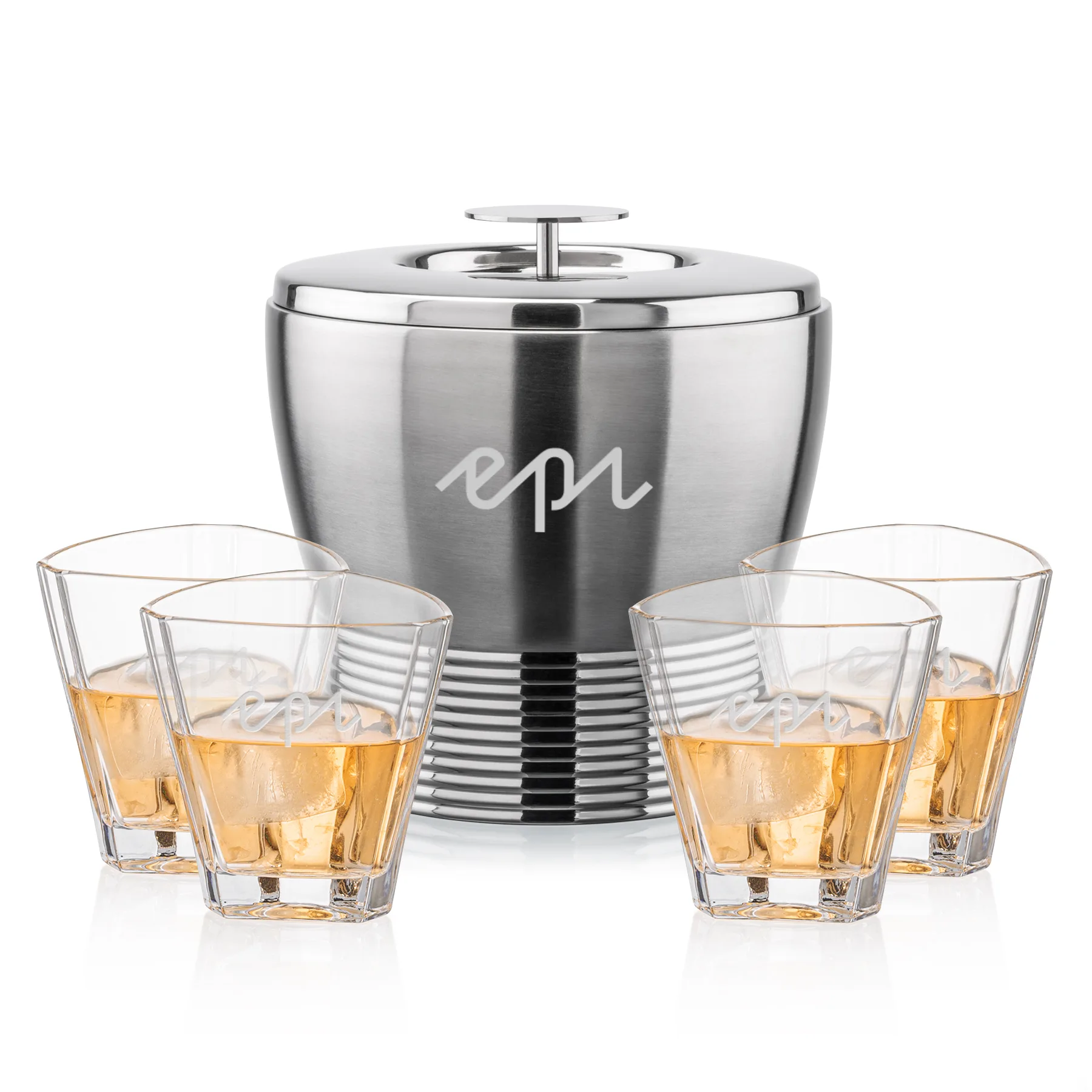Genoa Bucket Set, Laser Engraving, Set of 5