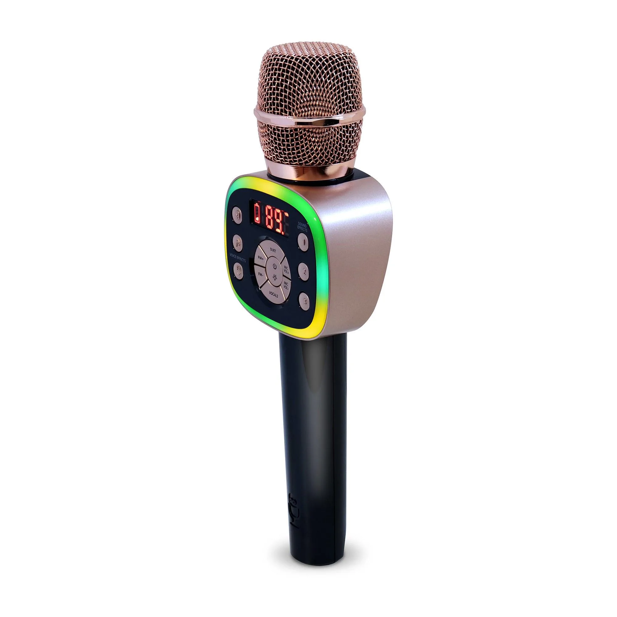 Singing Machine Gold Carpool Karaoke Mic 2.0
