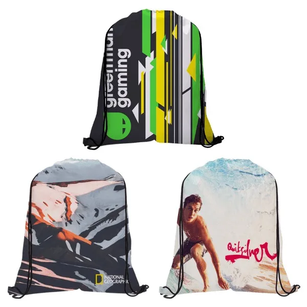 Dye-Sublimated Drawstring Backpack view 2