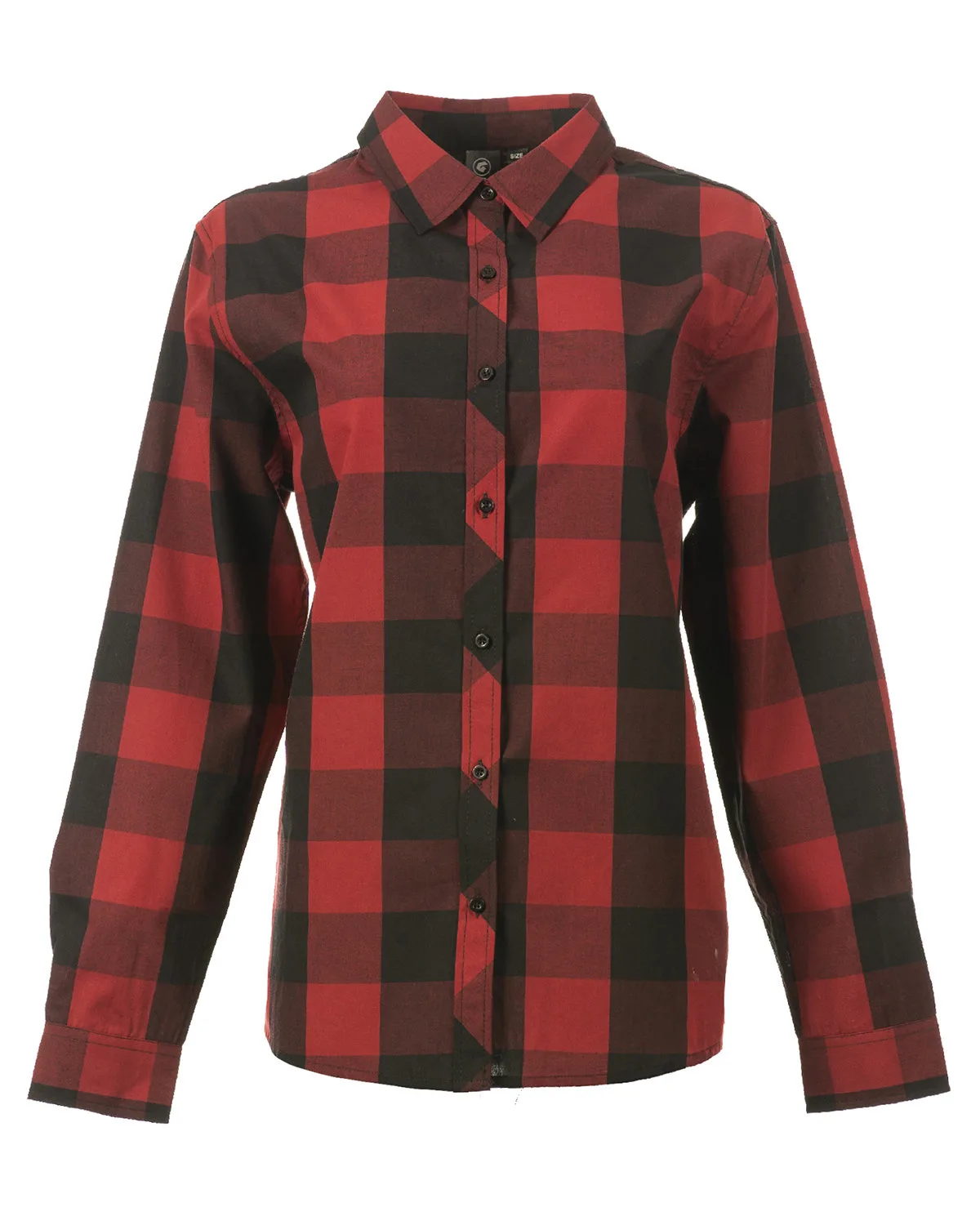 Burnside Ladies' Buffalo Plaid Woven Shirt view 2