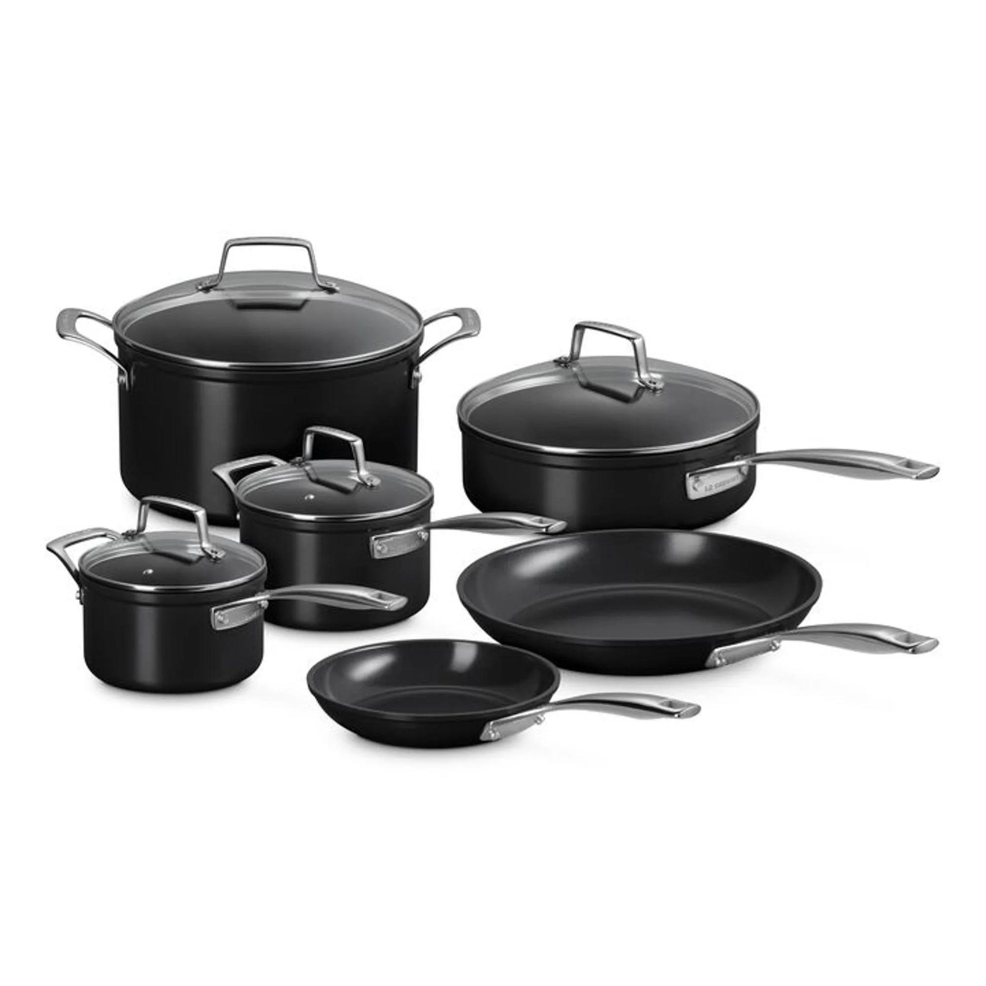 Le Creuset 10Pc Essential Nonstick Ceramic Cookware Set