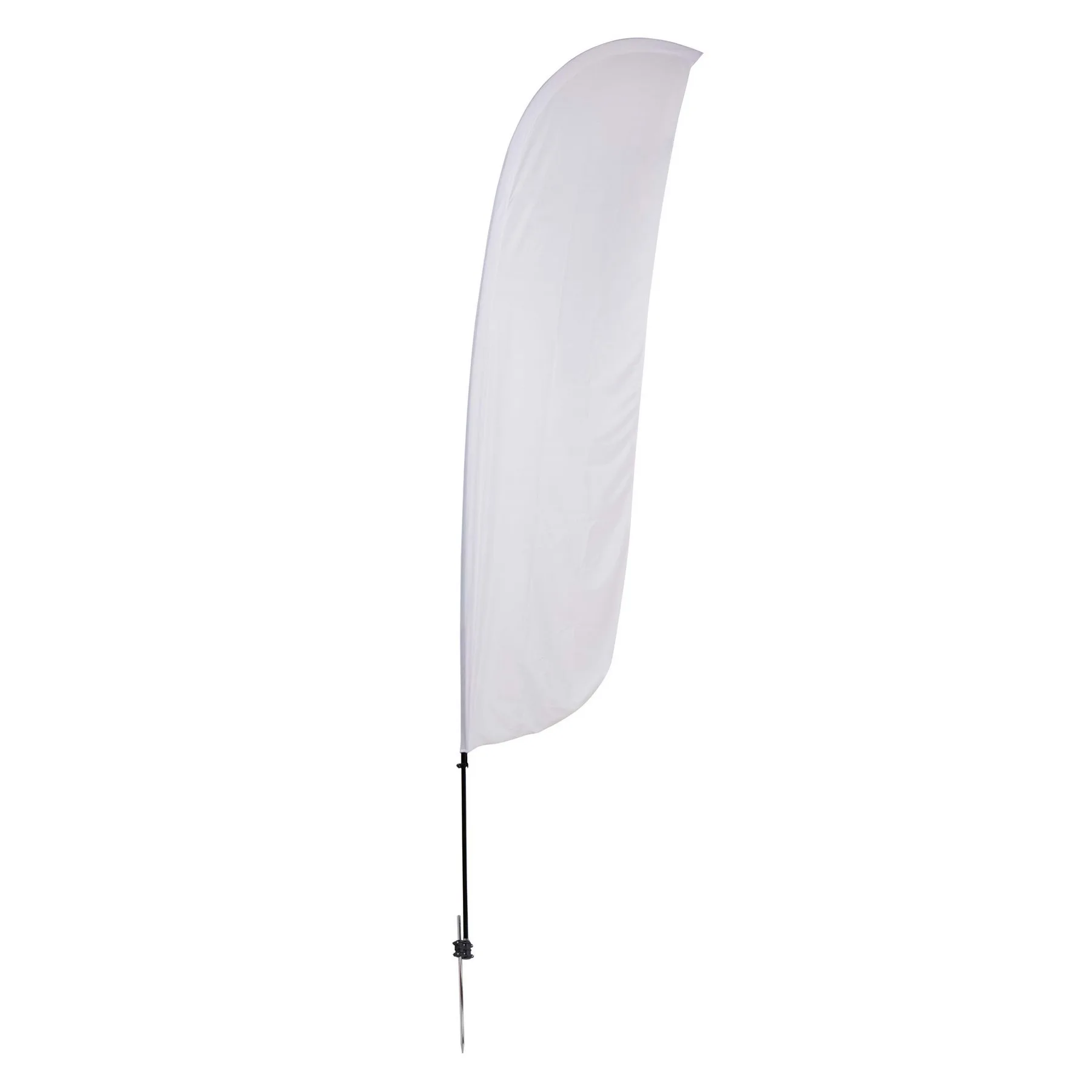 15' Value Feather Sail Sign Kit Single-Sided with Spike Base view 2