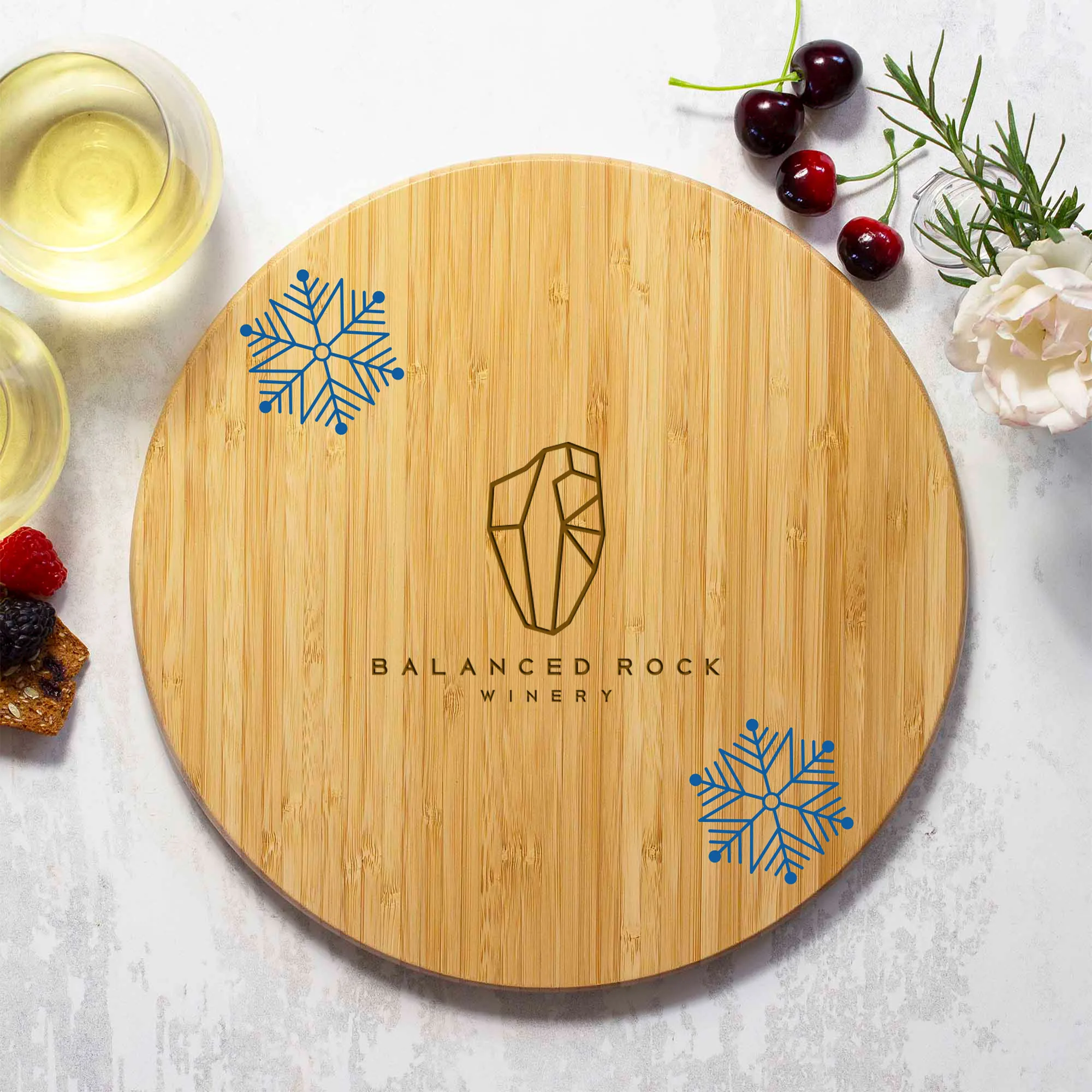 Winter Charm Cutting and Serving Board view 3