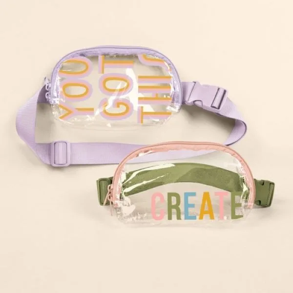 Simple Belt Bag - Clear Vinyl