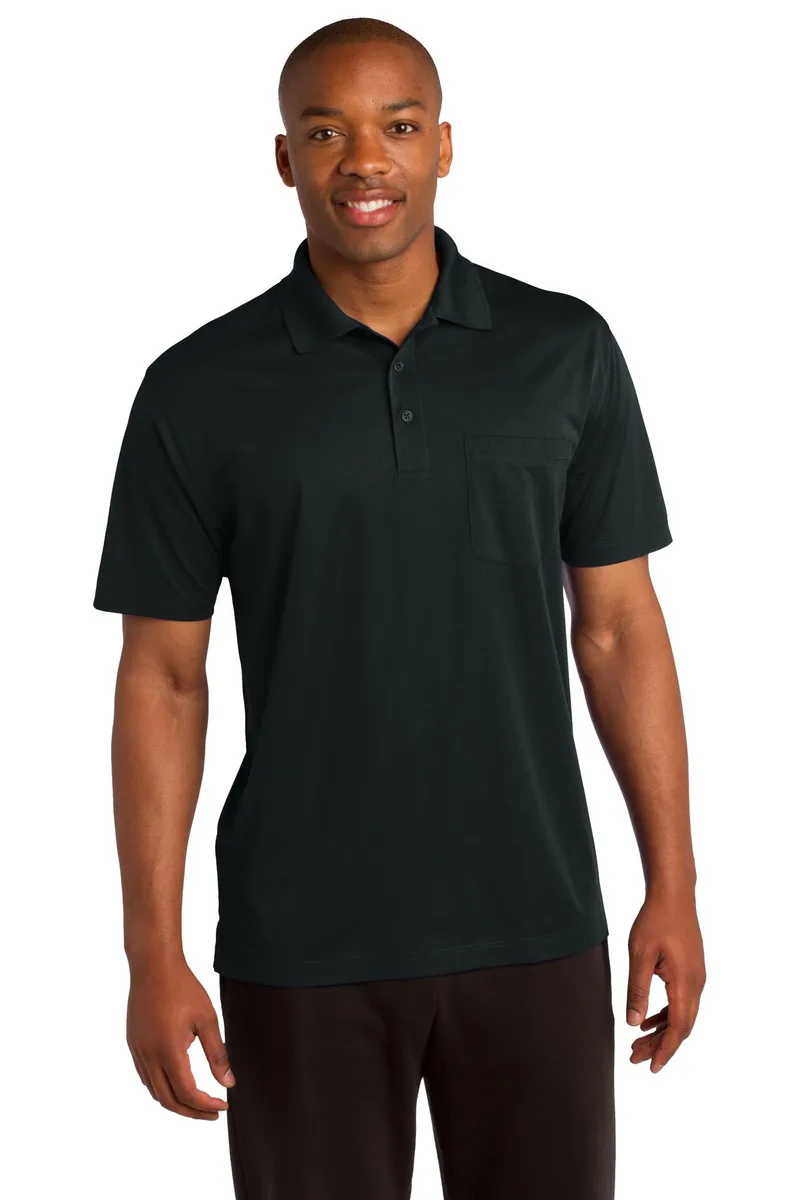 Sport-Tek® Micropique Sport-Wick® Pocket Polo.
