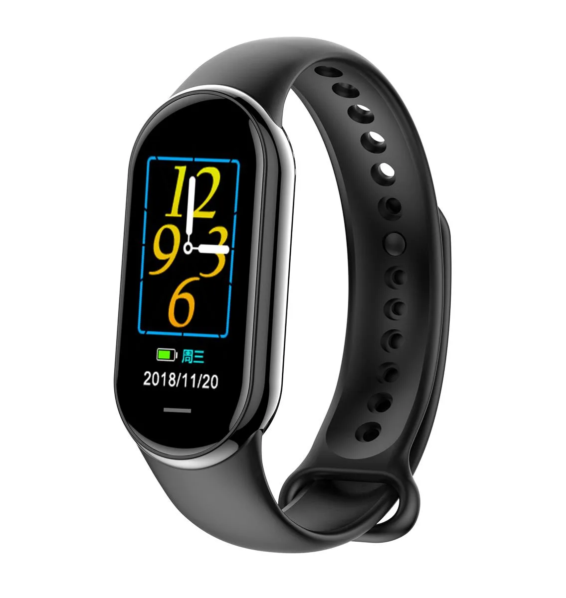 Intelligent Galaxy Urban Sport Slim Hr Color Watch - Black