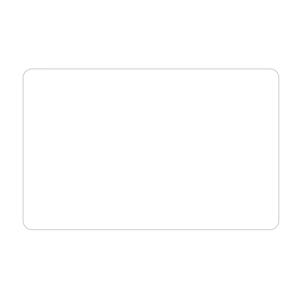 Ultra Removable Rectangle Rounded Corner Sticker view 3