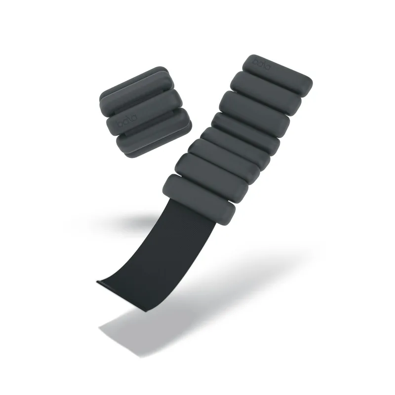 Bala Bangles 2 Lb Bangle Weights Set Of 2 - Charcoal Gray