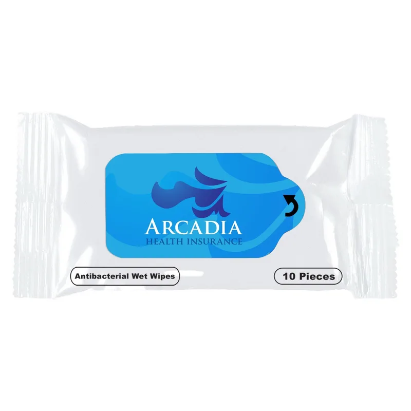 Antibacterial Wet Wipe Packet view 2