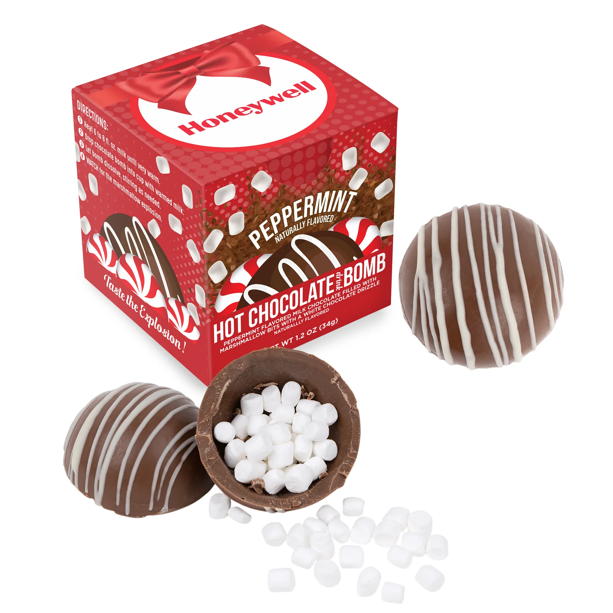 Hot Cocoa Bomb - Peppermint Flavor