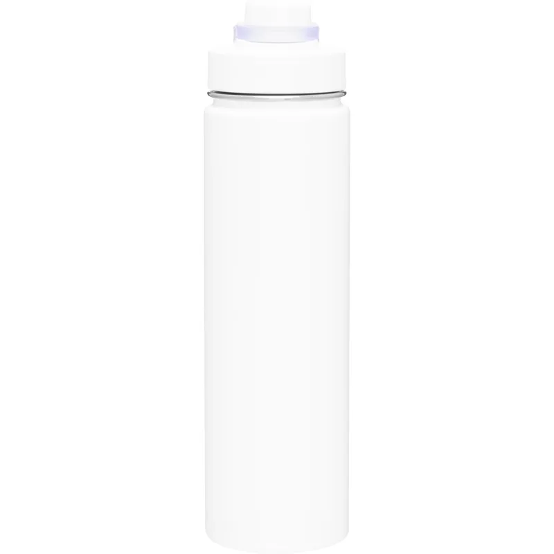 24 oz h2go Conquer Water Bottle (Matte White) view 2