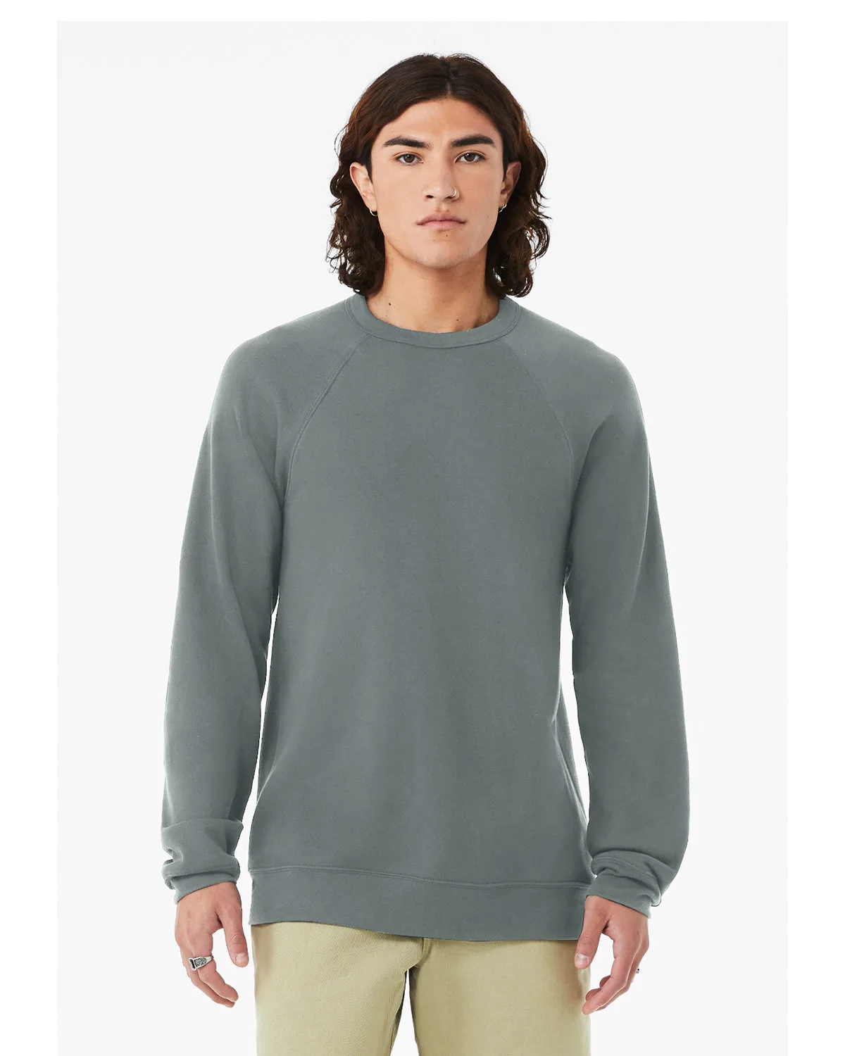 BELLA+CANVAS Unisex Sponge Fleece Crewneck Sweatshirt view 7