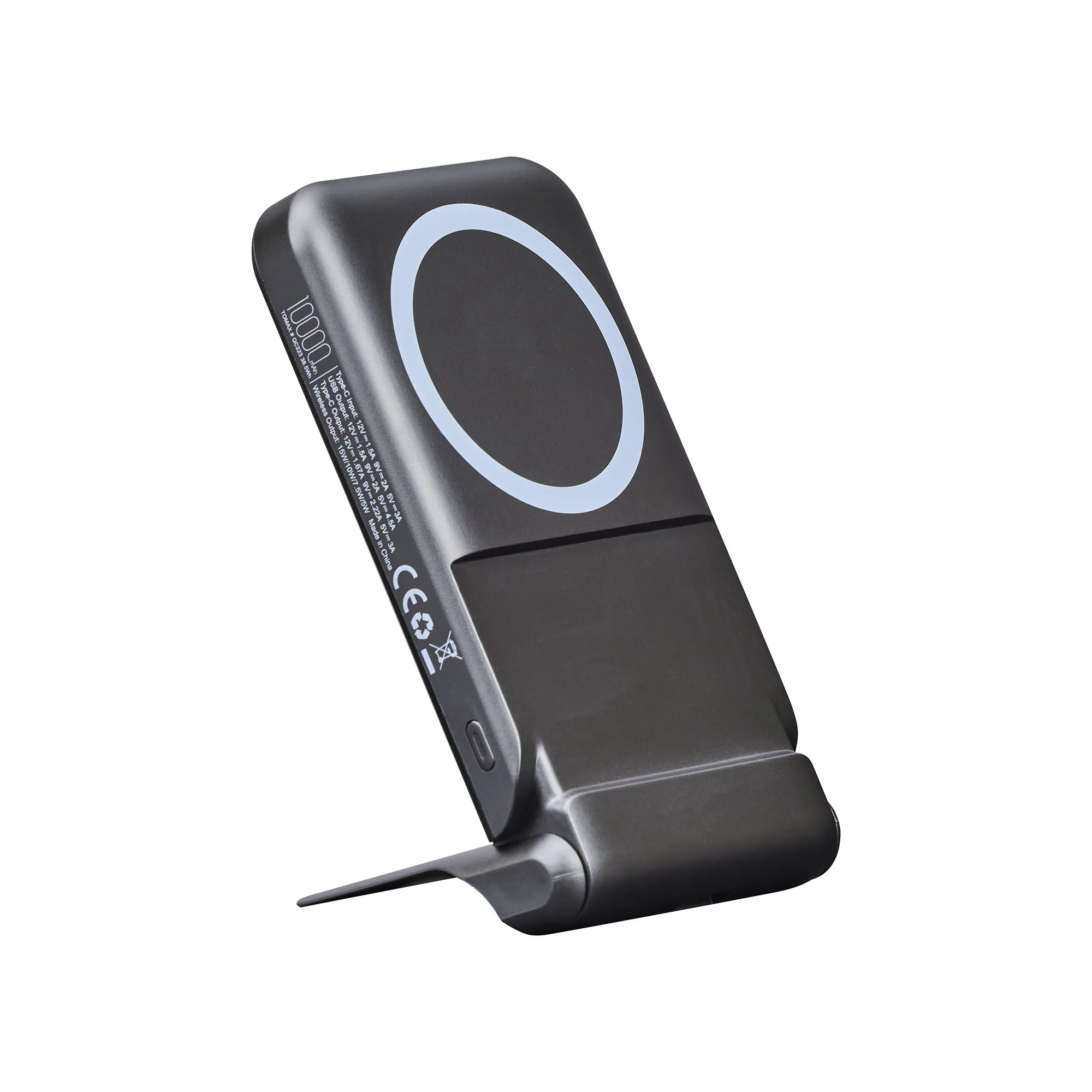 Elara, 10,000 mAh MagSafe Light-Up Power Bank with Folding Stand view 5
