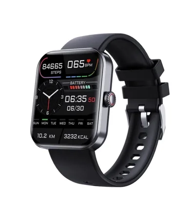 Intelligent Galaxy Chillband Aqua Black Ip-68 Waterproof Unisex Design Watch