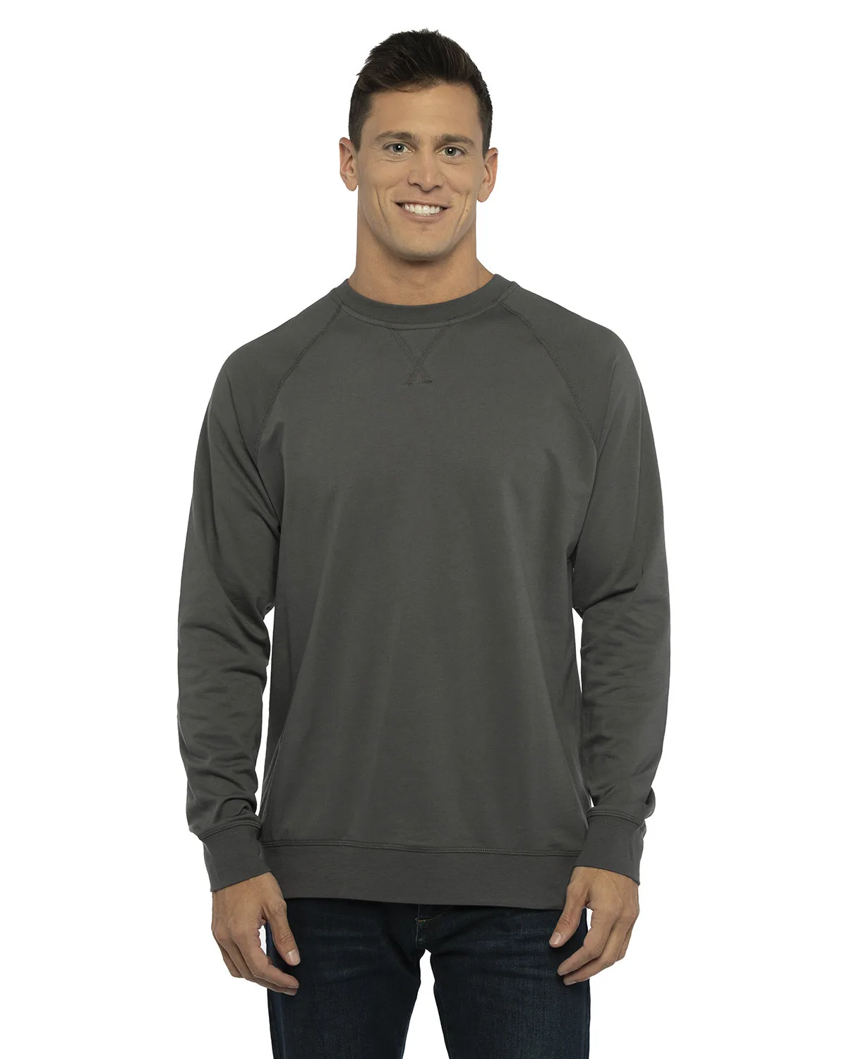 NEXT LEVEL APPAREL Unisex Laguna French Terry Raglan Sweatshirt view 6