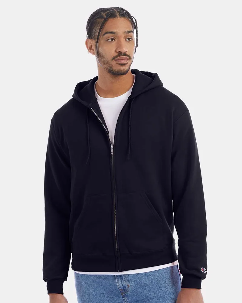 Champion Powerblend® Full-Zip Hooded Sweatshirt view 4