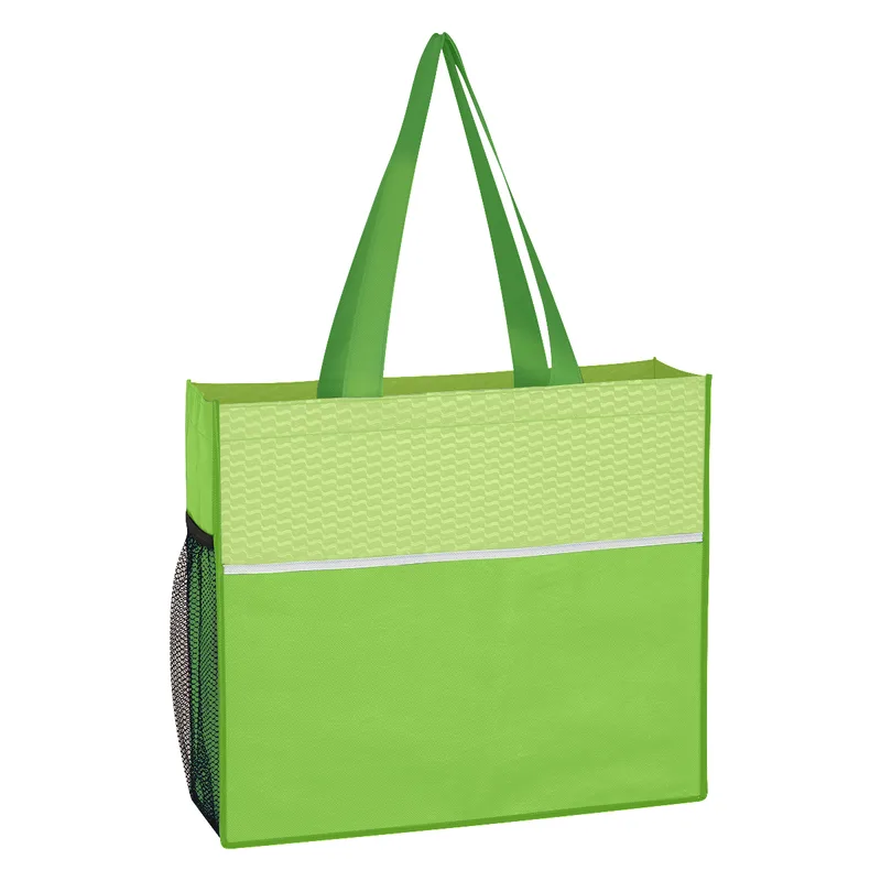 Non-woven Wave Design Tote Bag view 3