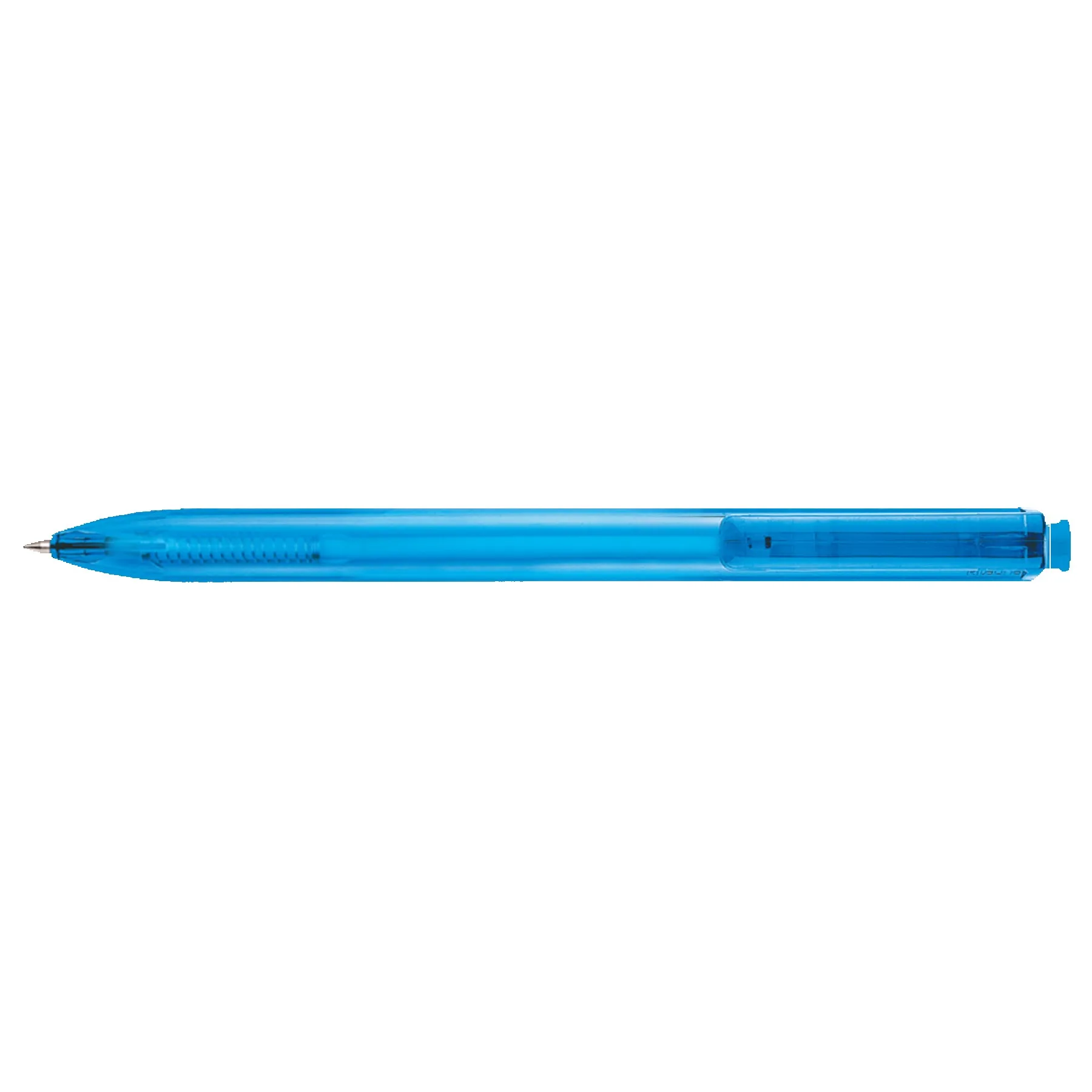 Translucent Blue Blank Front View