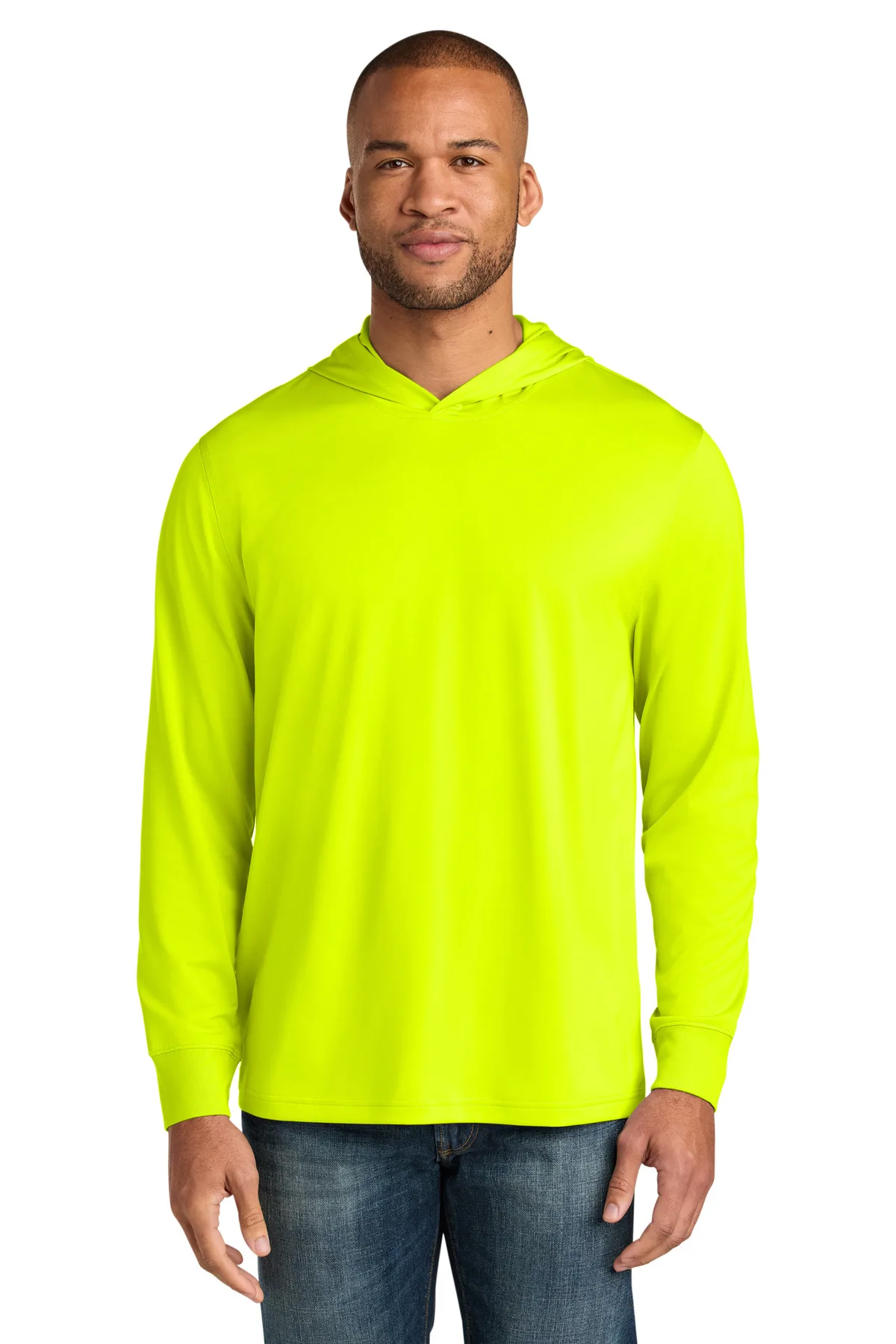 CornerStone® Workwear Pro Long Sleeve Hooded Tee view 5