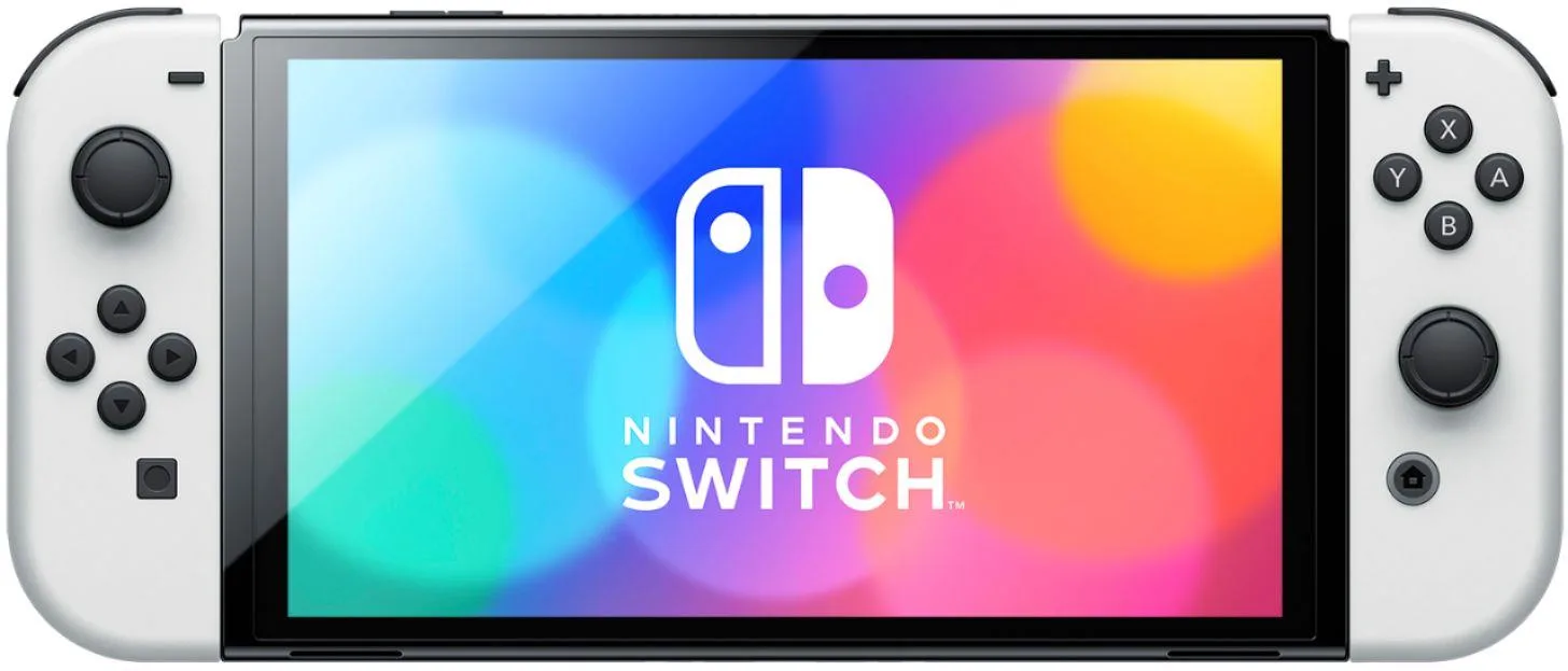 Nintendo Switch Oled Gaming Console W/ 2 Year Extended Warranty: White