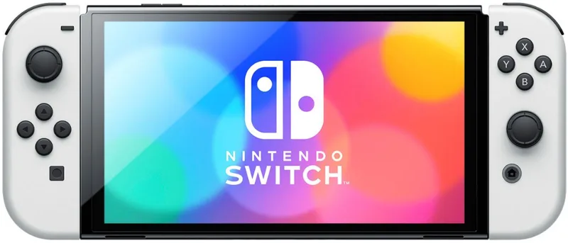 Nintendo Switch Oled Gaming Console W/ 2 Year Extended Warranty: White