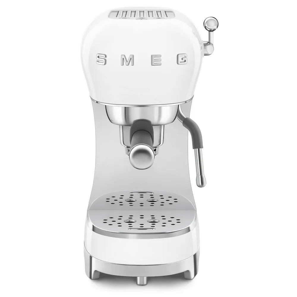 SMEG Espresso Coffee Machine - White Glossy