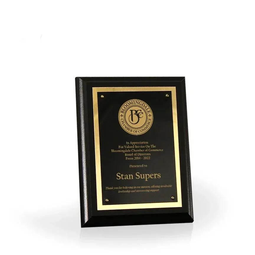 Corvus Award Plaque, view 2