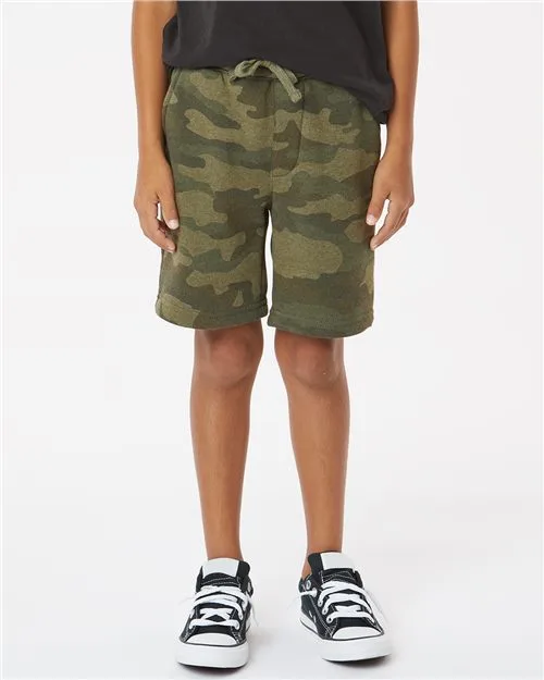 Independent Trading Co. Youth Lightweight Blend Fleece Shorts