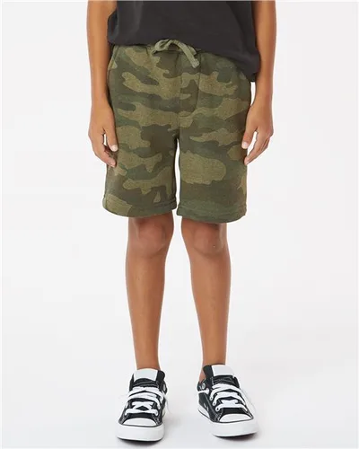 Independent Trading Co. Youth Lightweight Blend Fleece Shorts