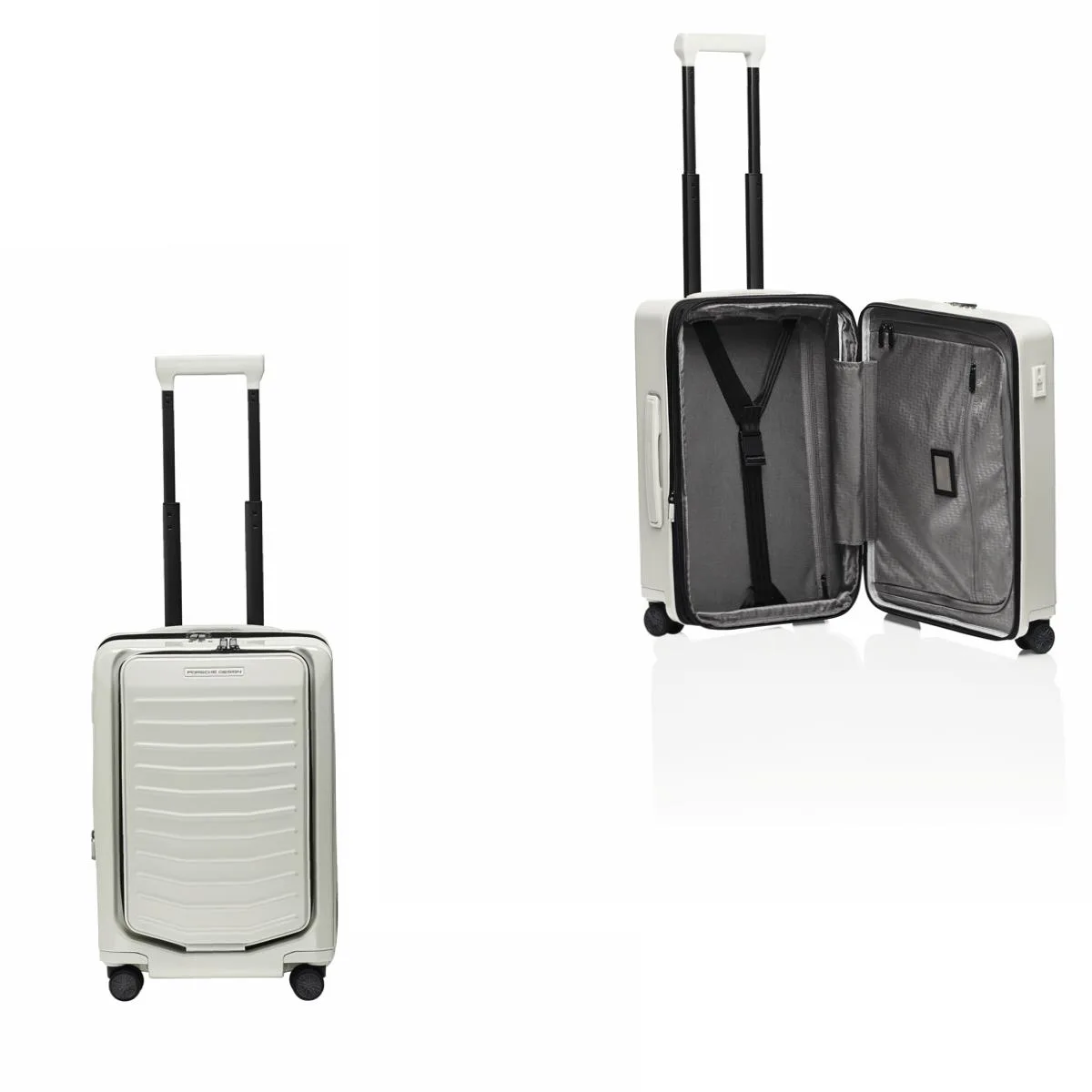 Bric's Porsche Roadster By Bric's 21" Expandable Spinner Luggage - White