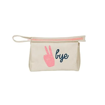 Continued Jetsetter Medium Pouch (Natural Canvas) view 2