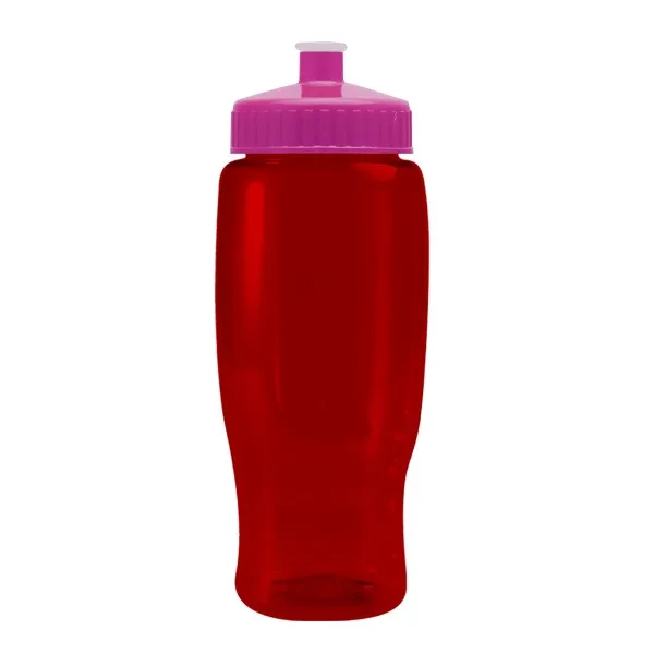 Transparent Red Hot Pink Blank