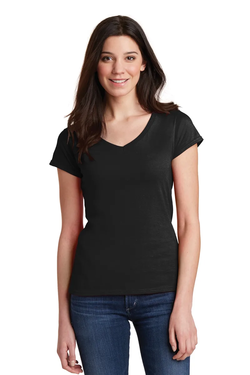 Gildan Softstyle® Women's Fit V-Neck T-Shirt.