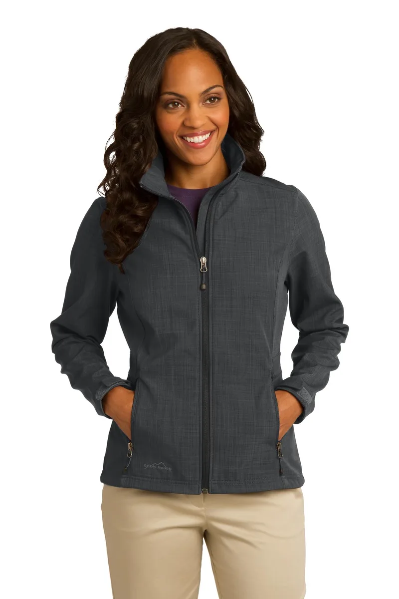 Eddie Bauer® Women's Shaded Crosshatch Soft Shell Jacket.