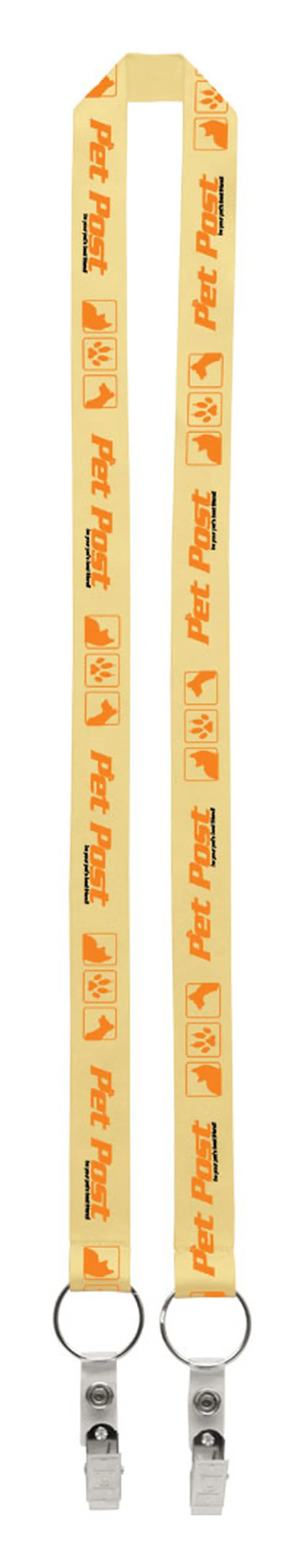 1" Dual LA-214 Sublimation Lanyard