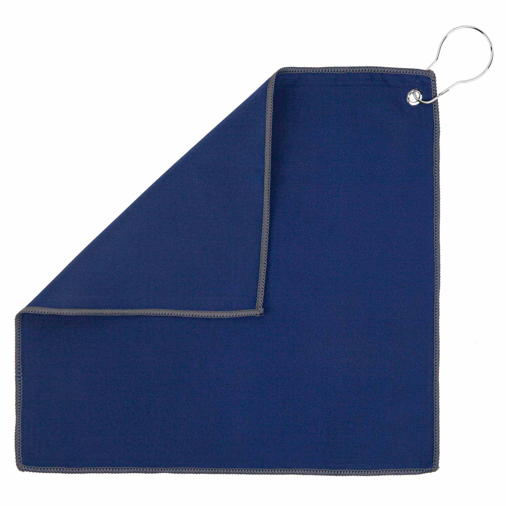12" x 12" Recycled Golf Towel w/Carabiner view 3