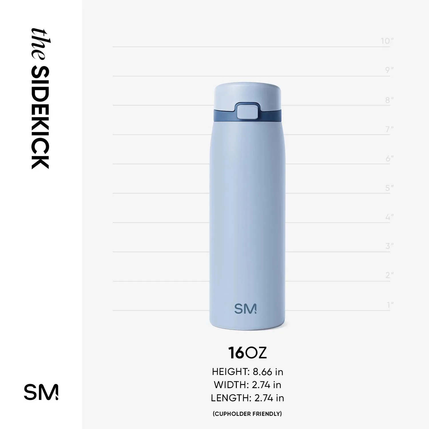 16 oz Simple Modern® Ceramic Lined Insulated Sidekick Coffee Tumbler view 3
