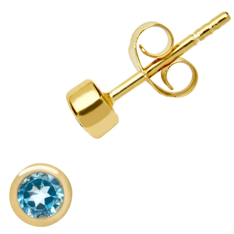 Jilco Inc Birthstone Studs- December