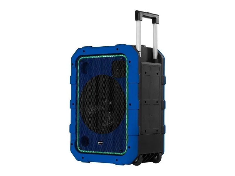 Gemini Ipx4 Water Resistant Portable Bluetooth Blue Speaker
