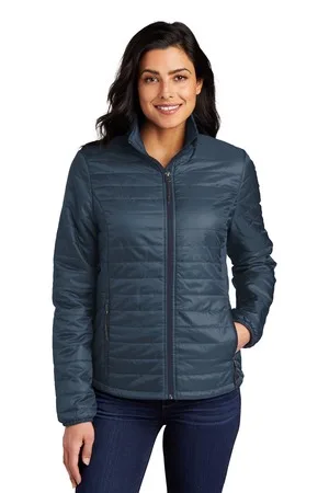 Port Authority® Women's Packable Puffy Jacket view 4