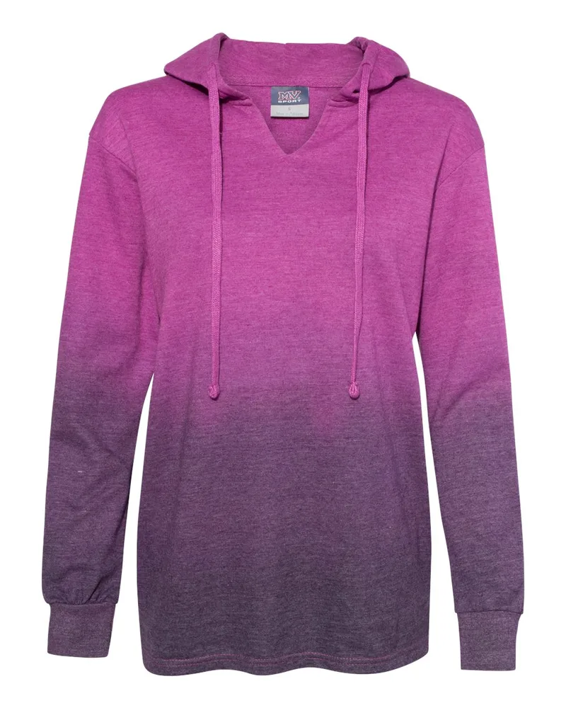 MV Sport® Sport Women's French Terry Ombré Hooded Sweatshirt view 2